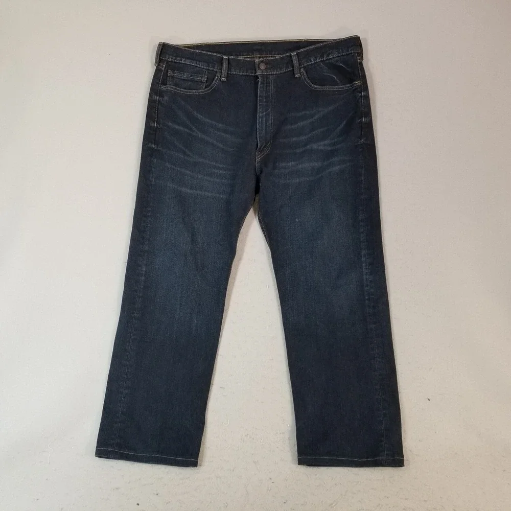 Levi's 505 jeans men's 38 x 34 regular fit straight blue denim pants